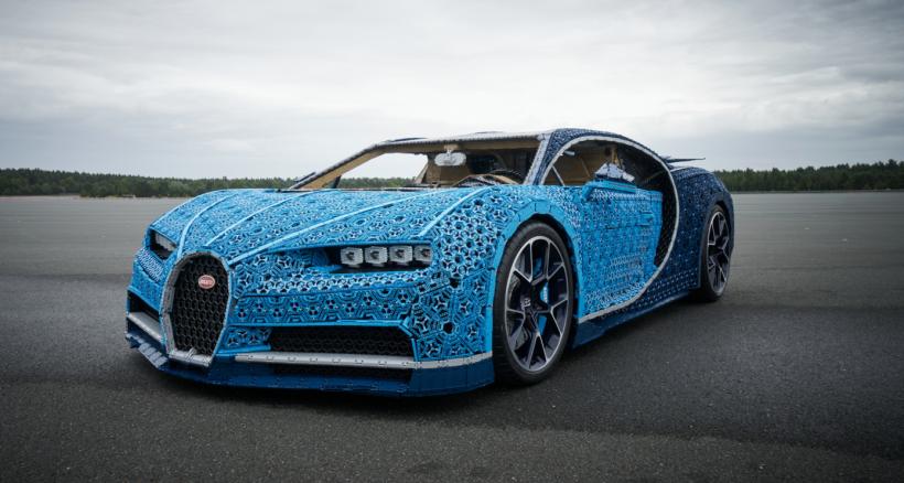 VIDEO. Bugatti Chrion din piese de Lego, un cadou pentru copiii mari