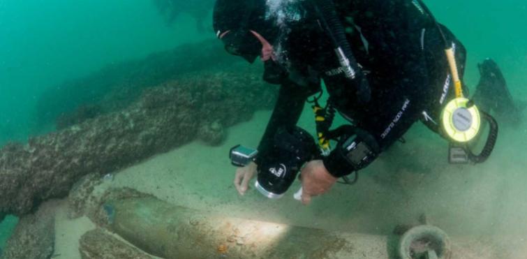 Epavă veche de 400 de ani, decoperită în Portugalia