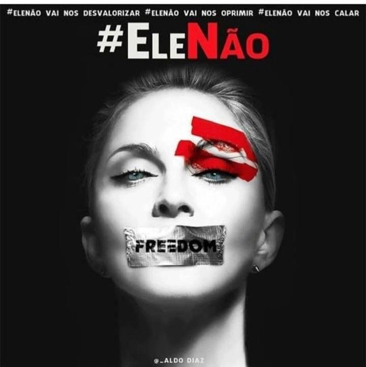 Madonna se alătură unei campanii a femeilor braziliene împotriva lui Jair Bolsonaro
