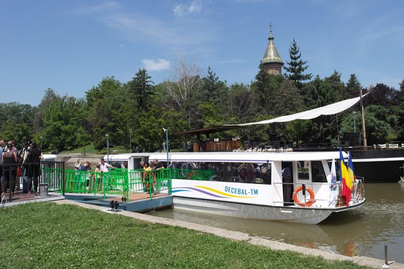 Timişoara este primul oraş din ţară cu transport public în comun pe apă