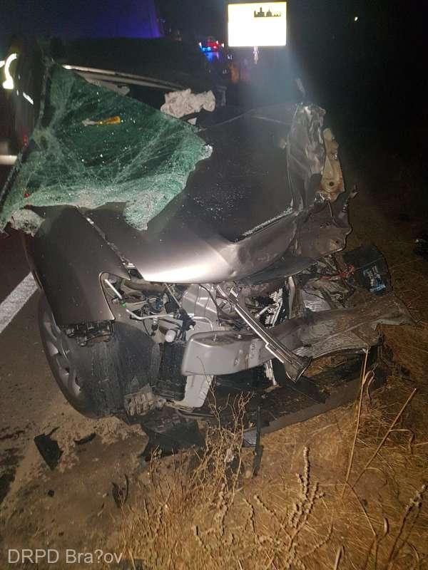Accident GRAV în Mureş: Un cetăţean american a murit după ce a adormit la volan