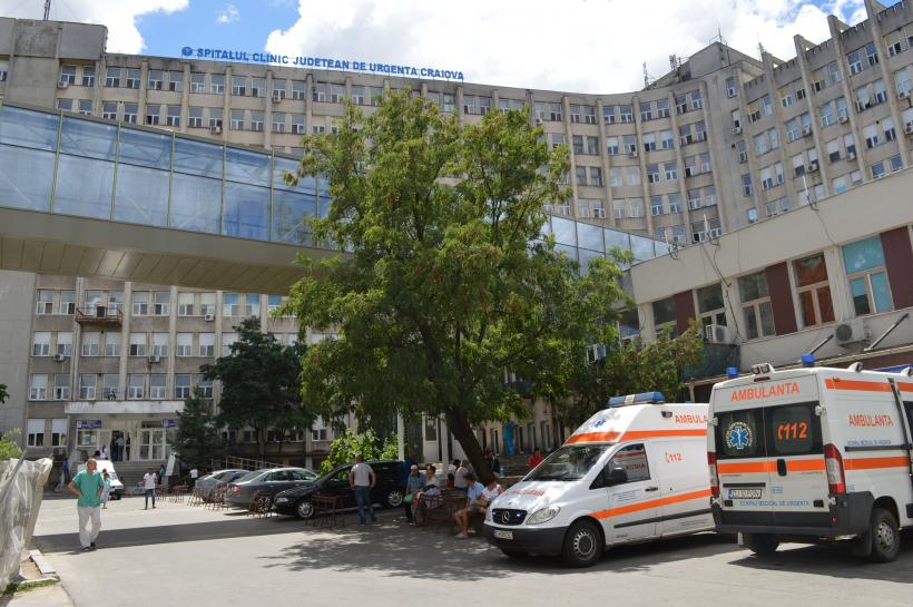 Sinucidere la Spitalul Judeţean Craiova! Un bărbat s-a aruncat în gol de la etajul 2