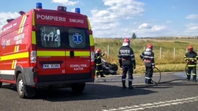 Dolj: Cinci persoane rănite într-un accident rutier la Vârvoru de Jos, două în stare de inconştienţă