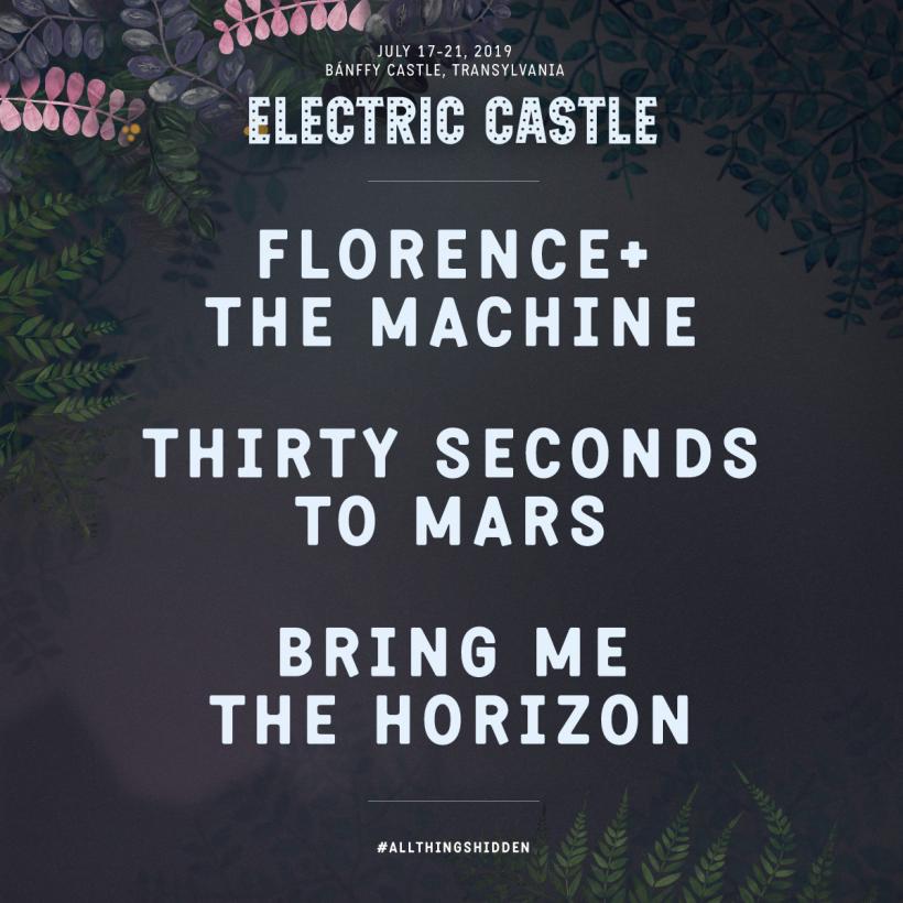 Electric Castle Festival anunță headliner-ii pentru ediția din 17 – 21 iulie 2019 + multe alte nume importante din rock, house și electro