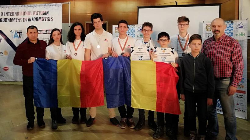 Șapte medalii la Turneul Internaţional de Informatică Shumen 2018
