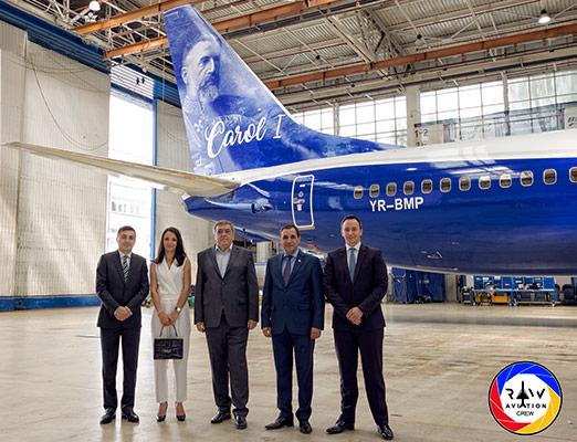 Blue Air inaugurează cea de-a doua aeronavă personalizată de Centenar
