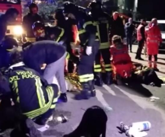 Tragedie în Italia. Șase morţi şi peste 120 de răniţi într-un club de lângă Ancona