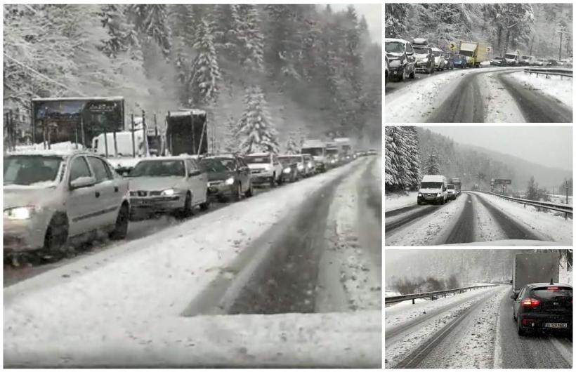 Zeci de judeţe şi drumuri naţionale afectate de căderile de zăpadă