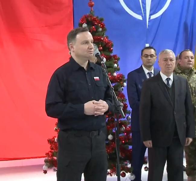 Preşedintele Poloniei, în vizită la Brigada Multinaţională din Craiova 