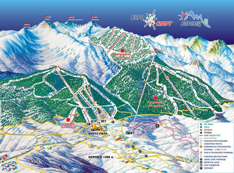 Destinaţii din Bulgaria perfecte pentru schi