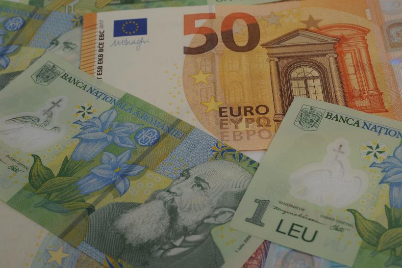 Moneda națională se depreciază în raport cu euro
