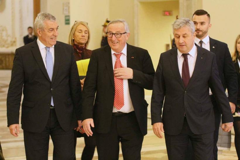 GALERIE FOTO Călin Popescu Tăriceanu și Florin Iordache au discutat cu Jean-Claude Juncker 