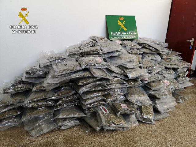 Condrabandiști ROMÂNI, prinși în Spania cu 2.700 de kg de marijuana 