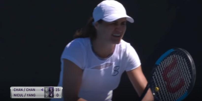 Monica Niculescu s-a oprit în semifinalele probei de dublu la Hobart