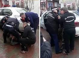 Un pieton din Galaţi a fost imobilizat de poliţiştii locali, după ce a încercat să înjunghie un şofer