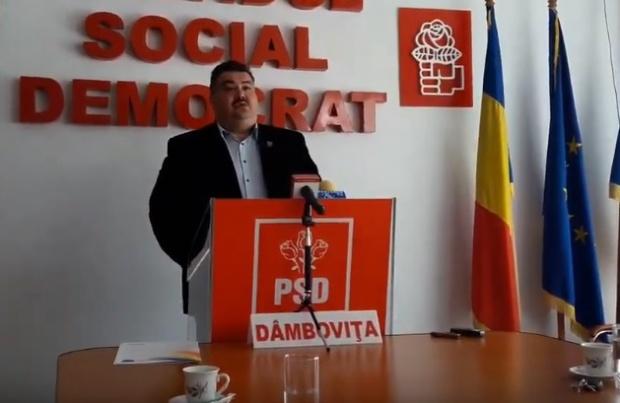 Preşedintele Consiliului Judeţean Dâmboviţa a fost exclus din PSD şi îşi va pierde funcţia