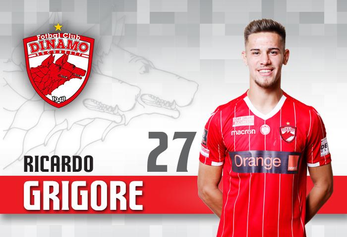 Fotbal: Ricardo Grigore (Dinamo): Mircea Rednic îmi dă încredere, sper să nu îl dezamăgesc şi să rămân titular