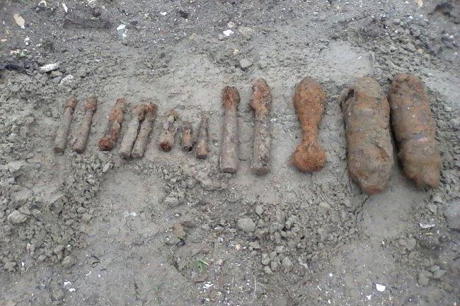 Elemente de muniție din Al Doilea Război Mondial, găsite la Piatra Olt
