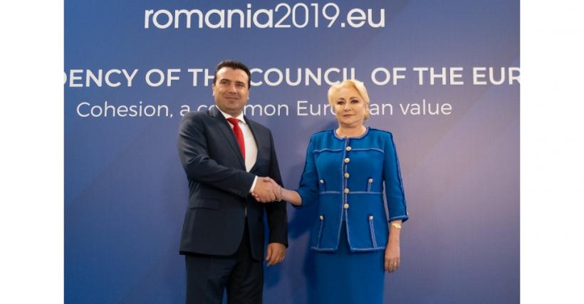 Viorica Dăncilă: România va ratifica în curând Protocolul de aderare a Macedoniei de Nord la NATO