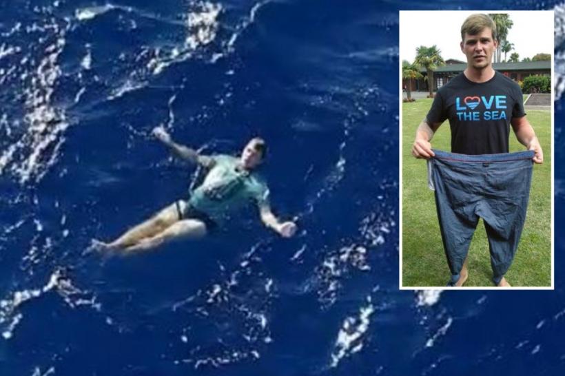 Un german a scăpat de la înec după ce şi-a folosit pantalonii pe post de colac de salvare 