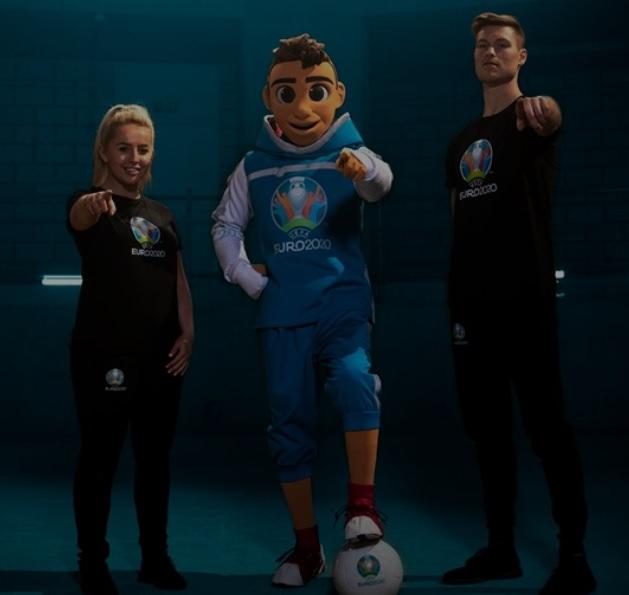 Mascota Euro 2020 a fost prezentată la Amsterdam 
