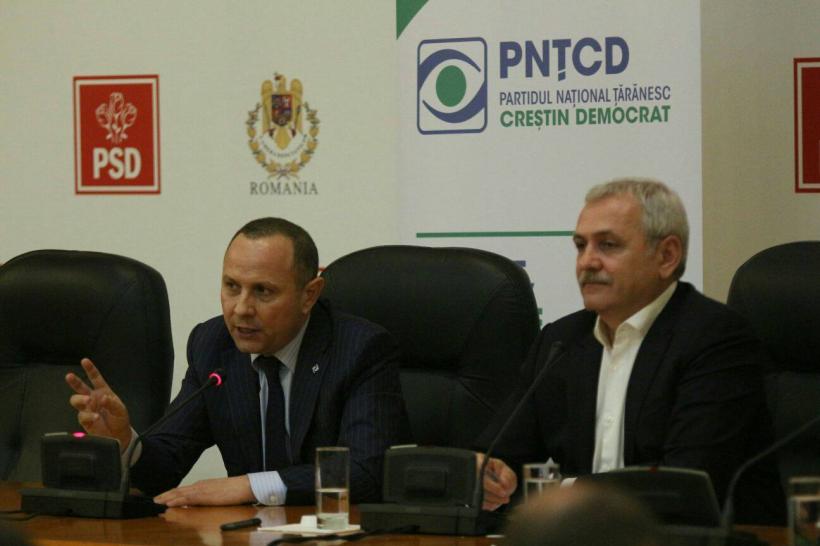 PNŢCD şi Partidul Ecologist au semnat un protocol de susţinere cu PSD pentru alegerile europarlamentare