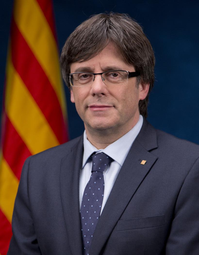 Carles Puigdemont și-a prezentat candidatura în alegerile pentru Parlamentul European