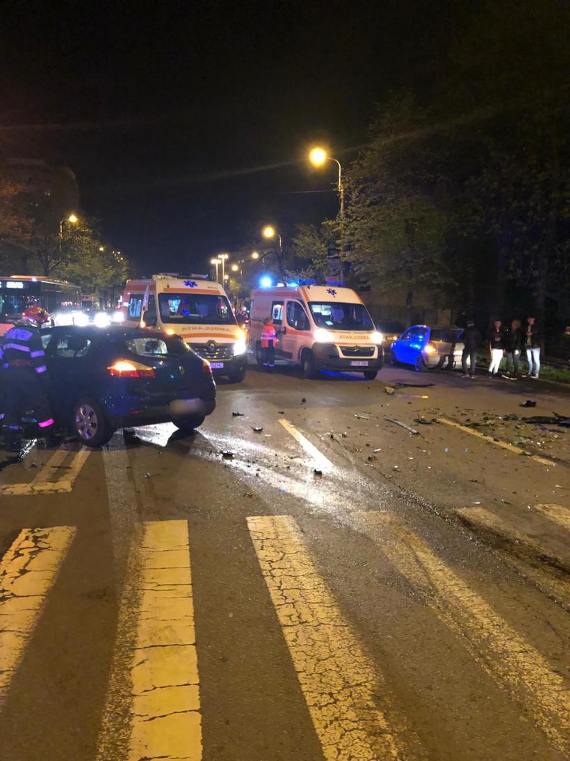 Accident GRAV în Constanța. Patru tineri au fost răniţi, după ce două autoturisme au intrat în coliziune