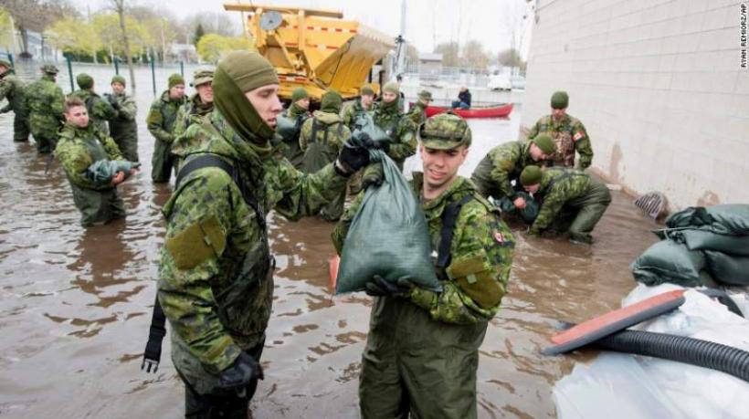 Inundaţii în Canada: Primarul capitalei Ottawa a decretat stare de urgenţă