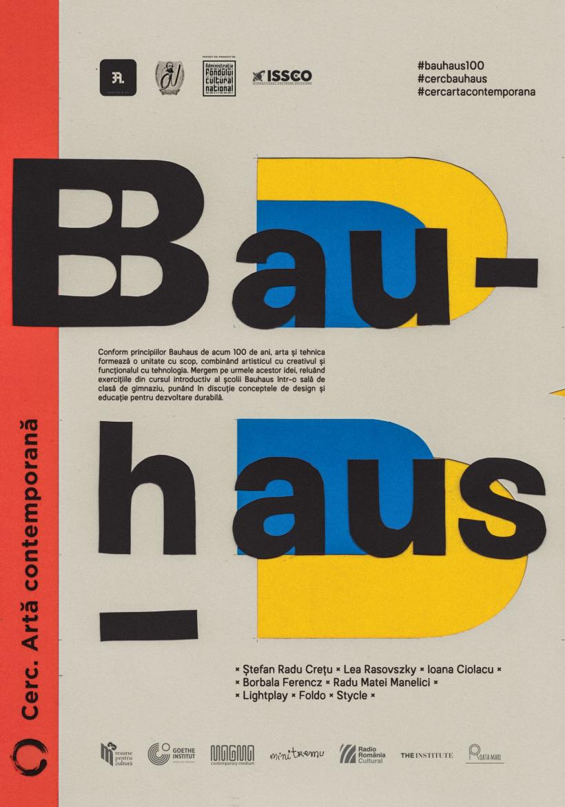 100 de ani de Bauhaus. Elevi din Târgu Ocna refac exercițiile originale ale celei mai influente școli de artă, arhitectură și design din secolul XX