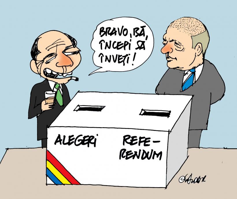 Iohannis îl copiază pe Băsescu