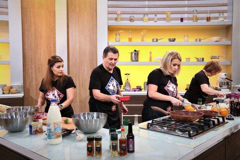 Nea Mărin gătește cu familia sa,  în marea premieră a sezonului special Chefi la cuțite