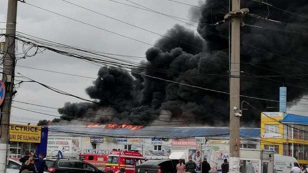 Incendiul de la Afumați a fost stins