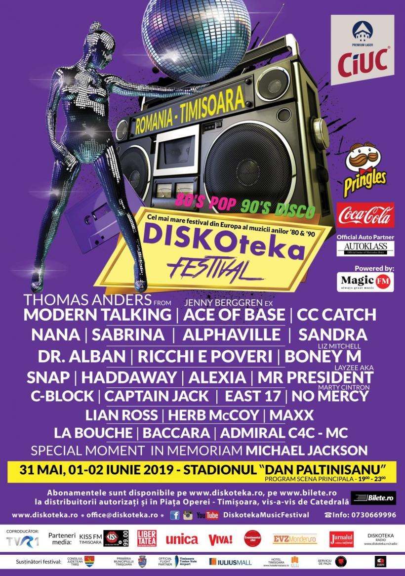 Diskoteka Festival, detalii de backstage: artiștii plătiți integral din octombrie! Sabrina, Modern Talking sau CC Catch, doar câteva dintre nume