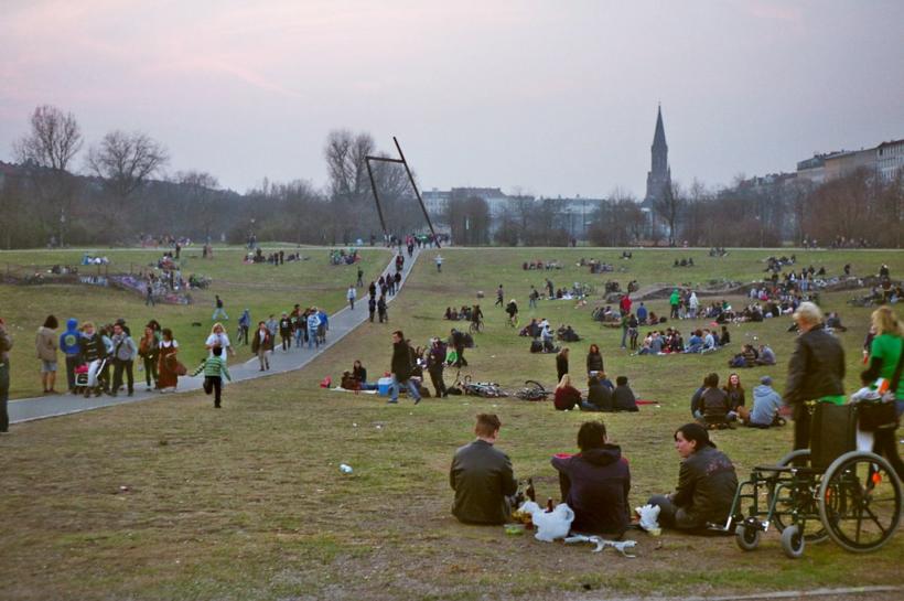 Traficanţii de droguri au spaţii speciale într-un parc din Berlin