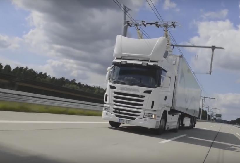 VIDEO. Germania a inaugurat prima autostradă electrică pentru camioane