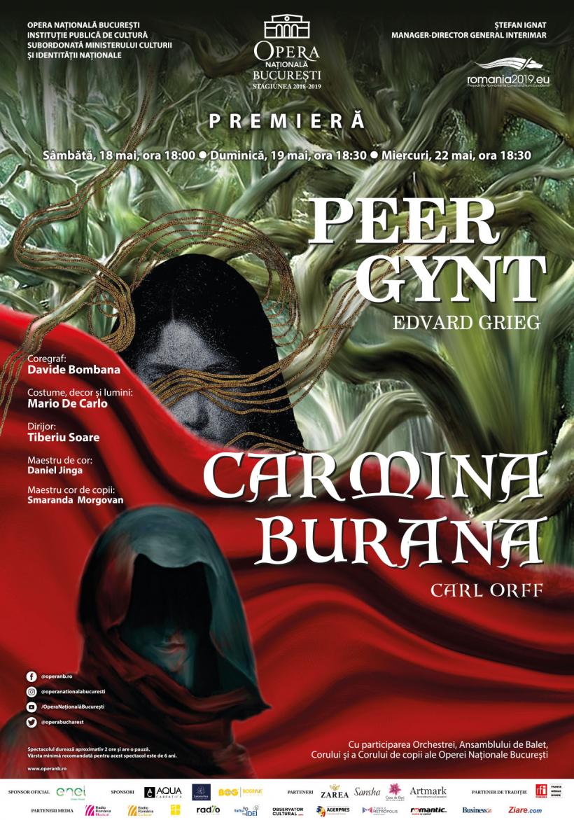„Peer Gynt” și „Carmina Burana”, într-o nouă montare pe scena Operei Naționale București
