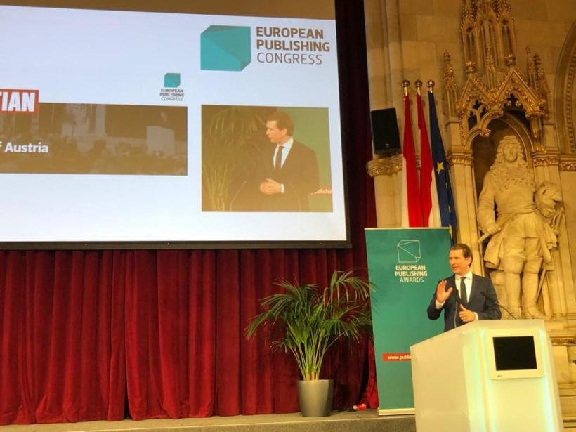 Sebastian Kurz, la European Publishing Congress: „Cred ca libertatea presei este indispensabilă pentru corecta funcționare a democrației”
