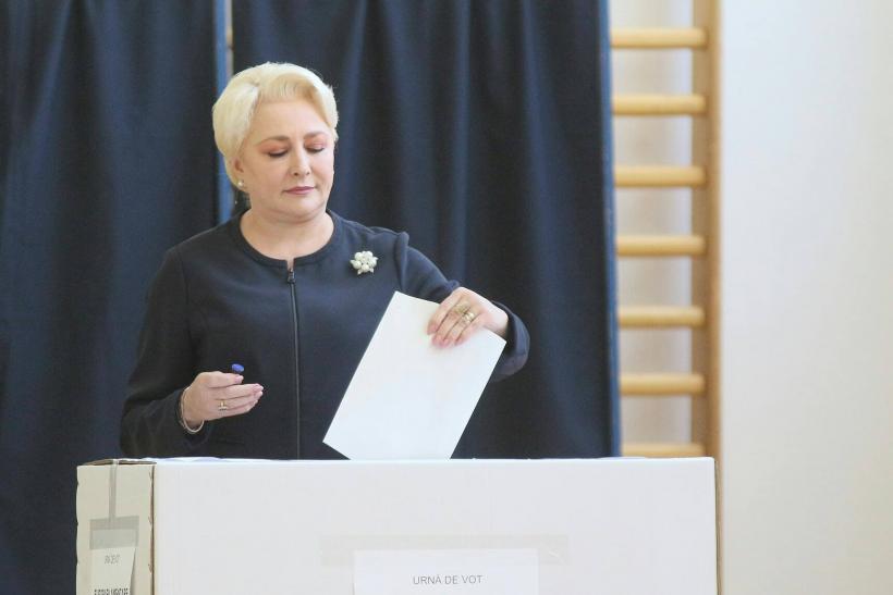 Europarlamentare 2019. Dăncilă: Am votat pentru România şi pentru români; nu am votat la referendum, întrucât Iohannis l-a politizat