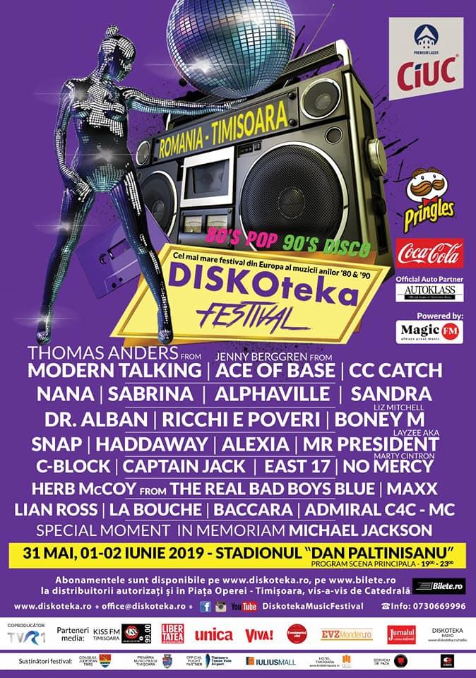 Mai sunt două zile până la DISKOteka Festival, cel mai mare eveniment de muzică retro din România