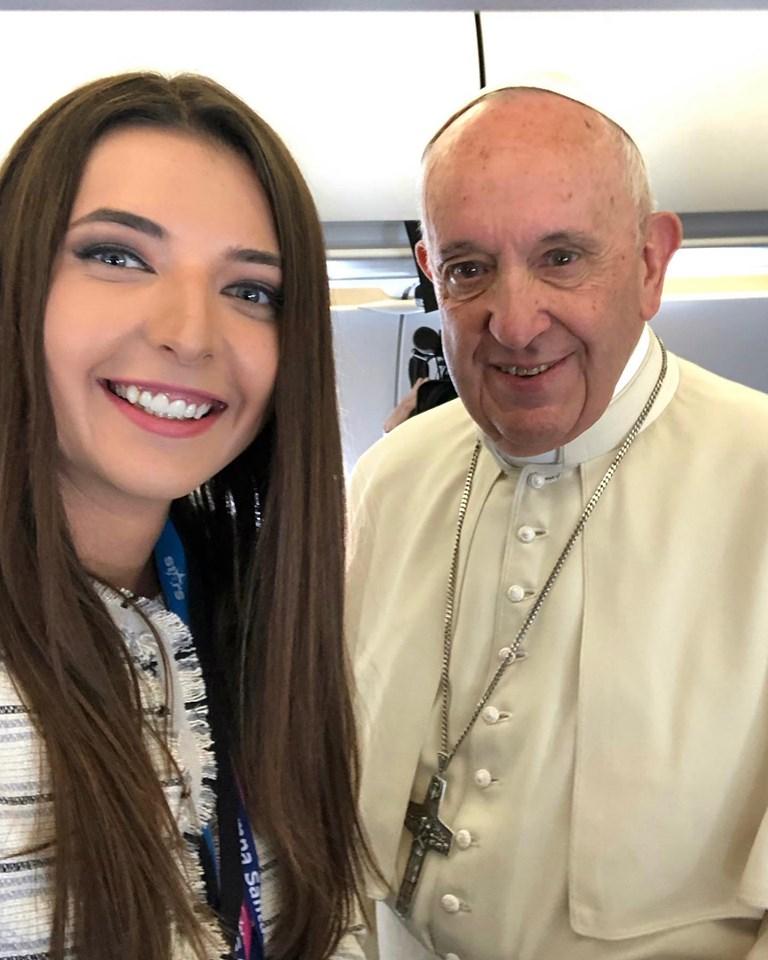 Mădălina Iacob, reporter Observator/Antena 1 – cel mai tânăr jurnalist acreditat la Vatican