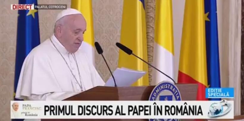 Papa Francisc a adus un omagiu emigranţilor români