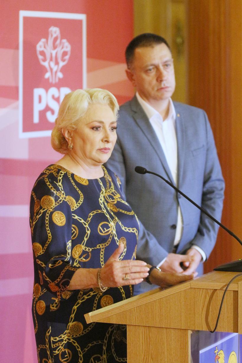 Viorica Dăncilă: Parlamentarii PSD care vor vota moţiunea de cenzură riscă să fie excluşi de organizaţiile lor