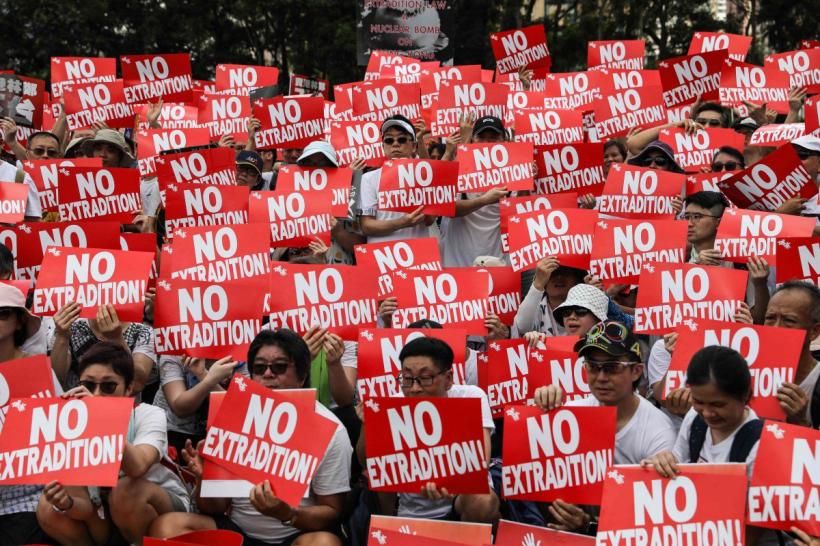 Protest la Hong Kong pentru retragerea completă a controversatului proiect de lege privind extrădarea
