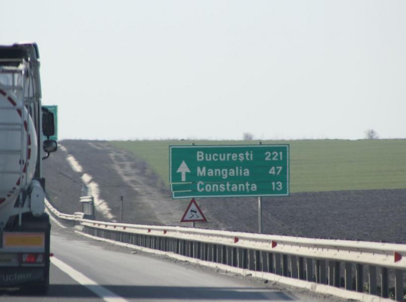 Traficul rutier, restricţionat pe autostrada A2, sensul de mers Bucureşti - Constanţa