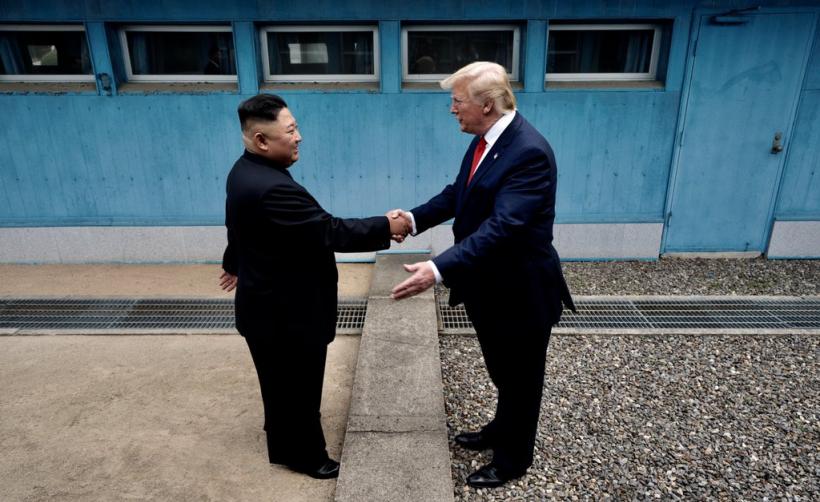 Trump, primul lider al SUA care calcă în Coreea de Nord