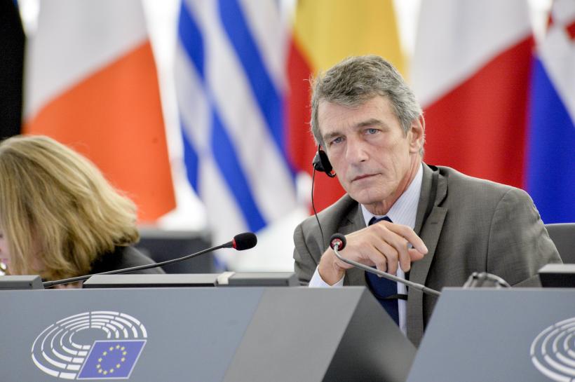 Italianul David Sassoli este noul preşedinte al Parlamentului European 