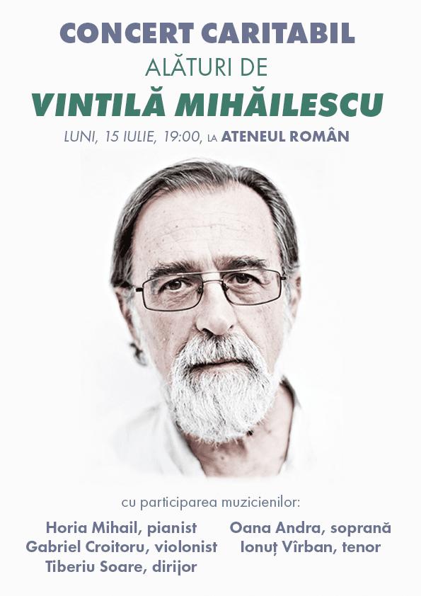Alături de antropologul Vintilă Mihăilescu – Vino la Concertul Caritabil de la Ateneul Român din 15 iulie!