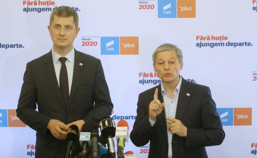 Anunț USR-PLUS. Dan Barna, candidatul la prezidenţiale, iar Dacian Cioloş, validat pentru funcţia de premier