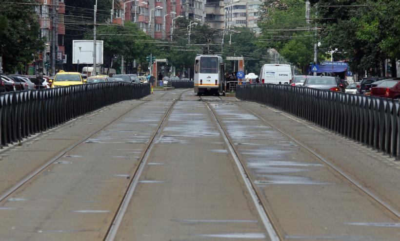 Circulaţia tramvaielor pe Şoseaua Giurgiului - suspendată pentru lucrări de modernizare